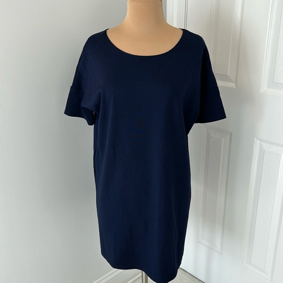 Hatch Matetnity Navy Tee Shirt  Dress - Picture 1 of 7